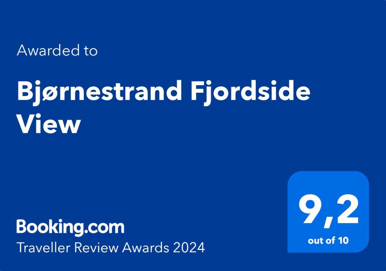 Bjornestrand Fjordside View 卑爾根 外观 照片