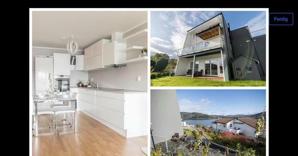 Bjornestrand Fjordside View 卑爾根 外观 照片