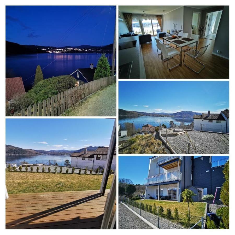 Bjornestrand Fjordside View 卑爾根 外观 照片