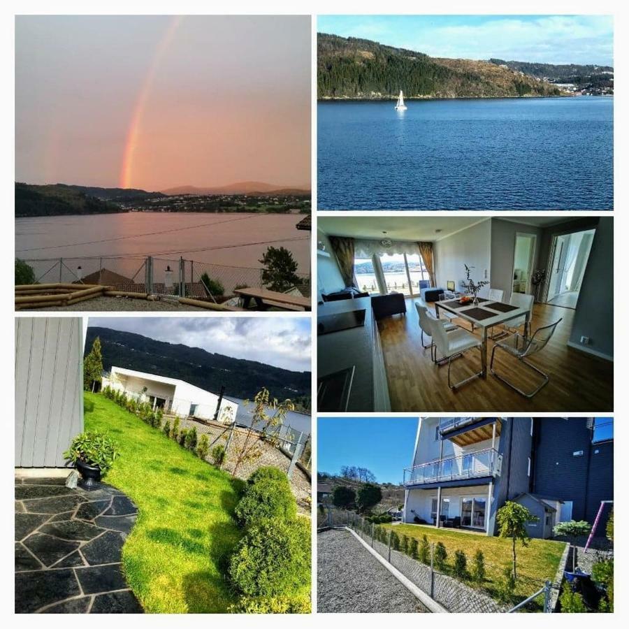 Bjornestrand Fjordside View 卑爾根 外观 照片